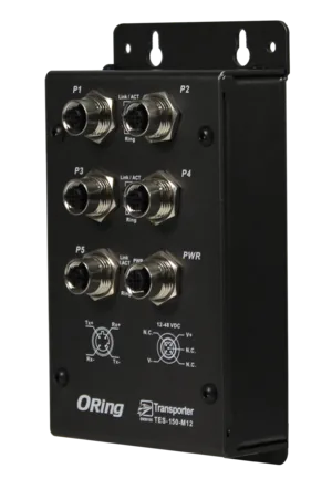 Unmanaged Switch 5*100TX M12 Connector EN50155