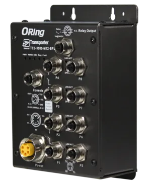 Managed Switch 8*100TX M12 Connector EN50155 Bypass
