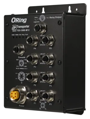 Managed Switch 8*100TX M12 Connector EN50155