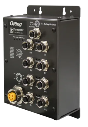 Unmanaged Switch IP40 8*100TX M12 Connector EN50155