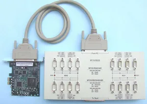 PCIe 8-port ground isolated RS232 solution