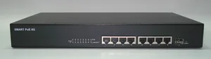 PoE PSE Giga 7*TX/1*SFP Switch, max 75W
