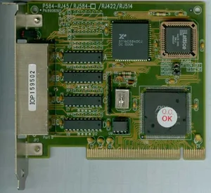 PCI 4-port RS232 RJ45 Card