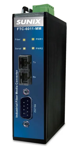 RS-232/422/485 to Fiber SC/ST media converter
