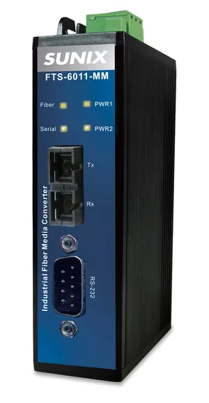 RS-232 to Fiber SC/ST media converter