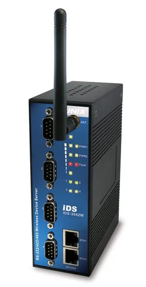 WLAN 802.11 to 4*RS232/422/485 2*LAN device server