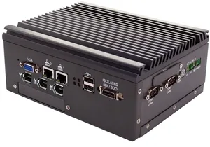 Fanless D525 System 2*GbE 4*COM 8*DIO 1*PC/104+ 3*1394a