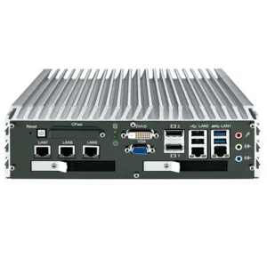 Ivy-Bridge i3/i5/i7 Fanless Barebone System 6*GbE 2*HDD Bay