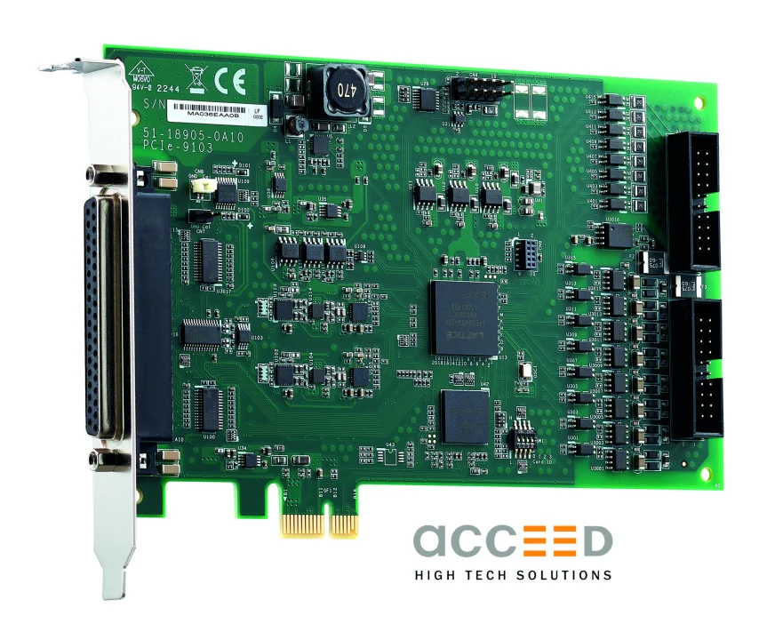 PCIe-9103: Precise data acquisition with new multiplexer PCIe DAQ cards