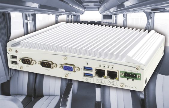 Nuvo-2510VTC: PC for vehicles with PoE, CAN bus and wireless